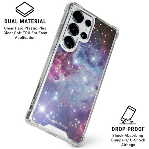 The Fox Fur Nebula Galaxy S25 Ultra Clear Case